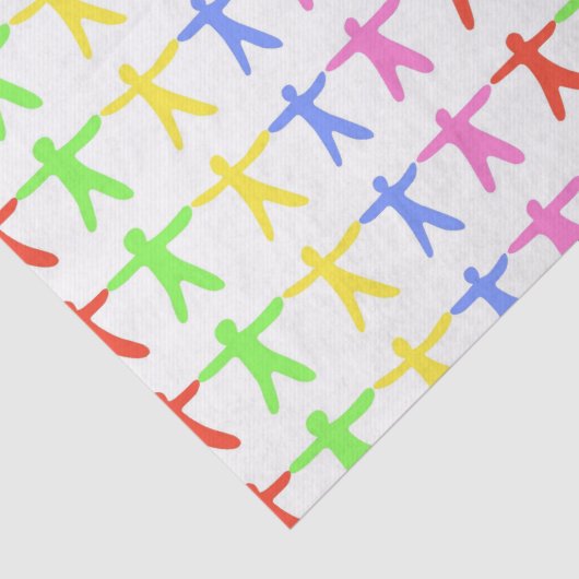 Autisme mensen tissuepapier (Detail)