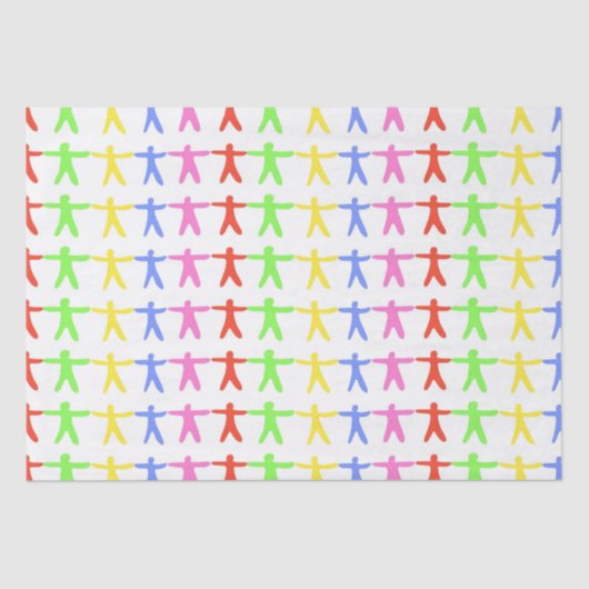 Autisme mensen tissuepapier (Voorkant)