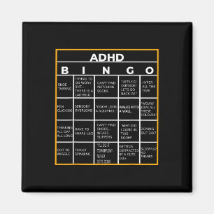 Autisme Mental Health Awareness Day Adhd Bingo Fun Magneet