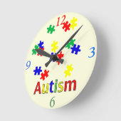 Autisme middelgrote wandklok (Hoek)