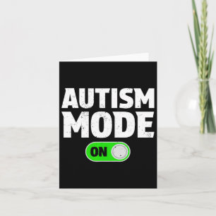 Autisme Mode op Grappig Autisme Bewustzijn Neurodi Kaart