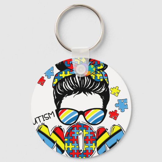 autisme moeder (2 sleutelhanger (Voorkant)