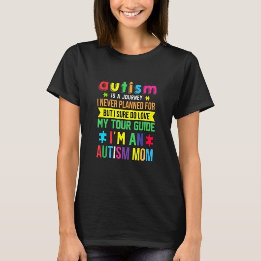 Autisme Moeder Autisme Bewustzijn Autisme T-shirt (Voorkant)