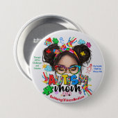 "Autisme Moeder" - Autisme Bewustzijn Button (Voorkant /achterkant)