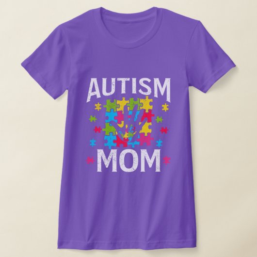 Autisme Moeder - Autisme Bewustzijn Geschenk  T-shirt (Laagn)