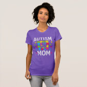 Autisme Moeder - Autisme Bewustzijn Geschenk  T-shirt (Voorkant volledig)