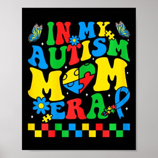 Autisme Moeder Autisme Bewustzijn In Mijn Autisme  Poster (Voorkant)
