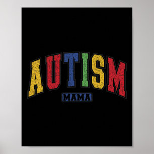 Autisme Moeder Autistische Mama Ondersteuning Bewu Poster