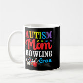 Autisme Moeder Bowling Bemanning Autisme Bewustzij Koffiemok (Links)