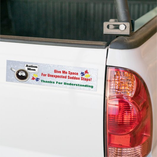 Autisme moeder Bumpersticker (Op Truck)