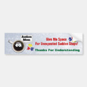 Autisme moeder Bumpersticker (Voorkant)