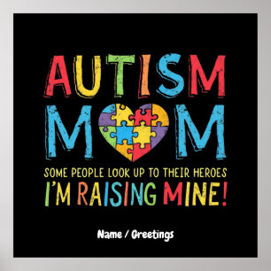 Autisme moeder cadeau Sommige mensen zoeken hun he Poster