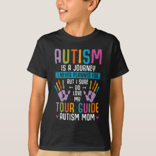 Autisme moeder familielid ondersteunt kinderen t-shirt