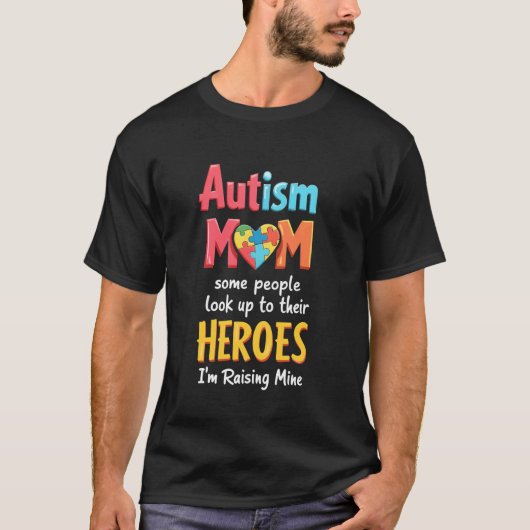 Autisme Moeder Grappig Autisme Bewustzijn Autistis T-shirt (Voorkant)