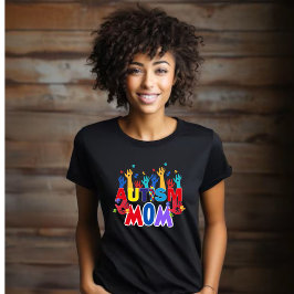 Autisme moeder - handen-puzzel t-shirt