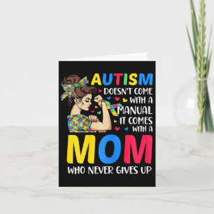 Autisme moeder komt niet met een handmatige autism kaart