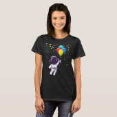 Autisme Moeder Leraar Jeugd Kinder Astronaut Autis T-shirt (Voorkant volledig)