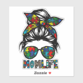 Autisme Moeder Leven, Autisme Awareness Day Gift Sticker