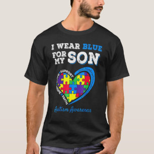Autisme Moeder Leven Rommelige Knot Zonnebril Band T-shirt