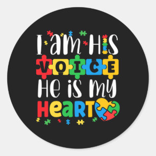 Autisme Moeder Mama Autistisch Autisme Bewustzijn Ronde Sticker