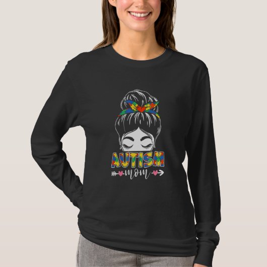 Autisme Moeder Moederdag 1 T-shirt (Voorkant)