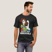 Autisme Moeder Onbreekbaar Autisme Bewustzijn 2 T-shirt (Voorkant volledig)