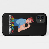 Autisme Moeder Onbreekbaar Trots Autistisch Famili Case-Mate iPhone Case (Achterkant (horizontaal))