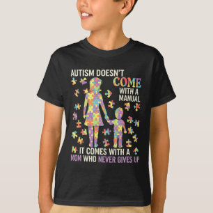 Autisme moeder ondersteuning voor sterke moeders 1 t-shirt