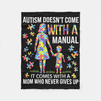 Autisme moeder ondersteuning voor sterke moeders fleece deken
