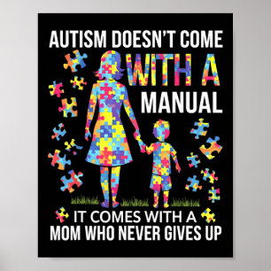 Autisme moeder ondersteuning voor sterke moeders poster