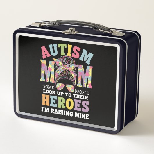 Autisme moeder opvoeden held Messy Bun Autistisch (Voorkant)