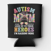 Autisme moeder opvoeden held Messy Bun Autistisch Blikjeskoeler (Voorkant)