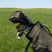 Autisme moeder opvoeden held Messy Bun Autistisch Golfheadcover (Insitu)