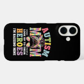 Autisme Moeder Opvoeden Held Rommelige Knot Autist Case-Mate iPhone Case (Achterkant (horizontaal))