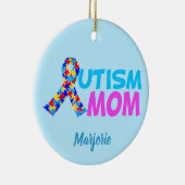 Autisme moeder Schattigee aangepaste Moederdag Keramisch Ornament (Rechts)