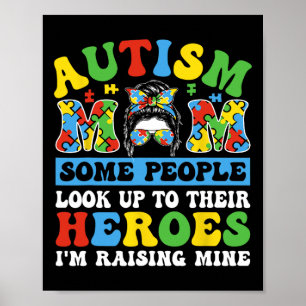 Autisme Moeder Sommige Mensen Kijken Op Naar Helde Poster