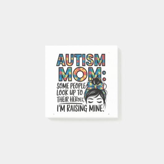 Autisme moeder Sommige mensen kijken op naar hun h Post-it® Notes (Voorkant)
