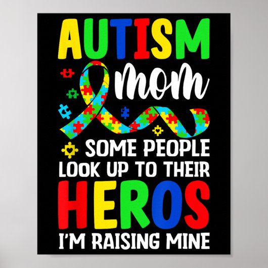 Autisme moeder Sommige mensen kijken op tegen held Poster (Voorkant)