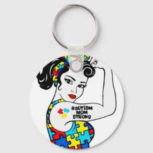 autisme moeder sterk sleutelhanger