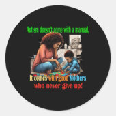 Autisme moeder Sticker (Voorkant)