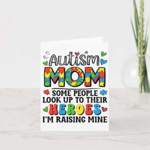 Autisme moeder verhogen Hero Groovy Autisme Bewust Kaart
