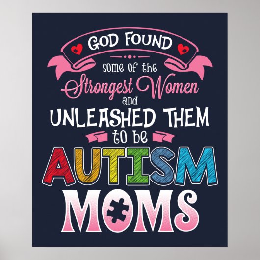 Autisme Moeders Poster (Voorkant)