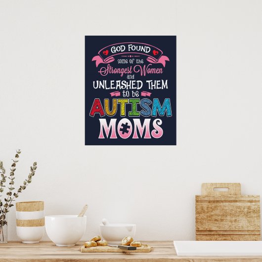 Autisme Moms Poster (Keuken)