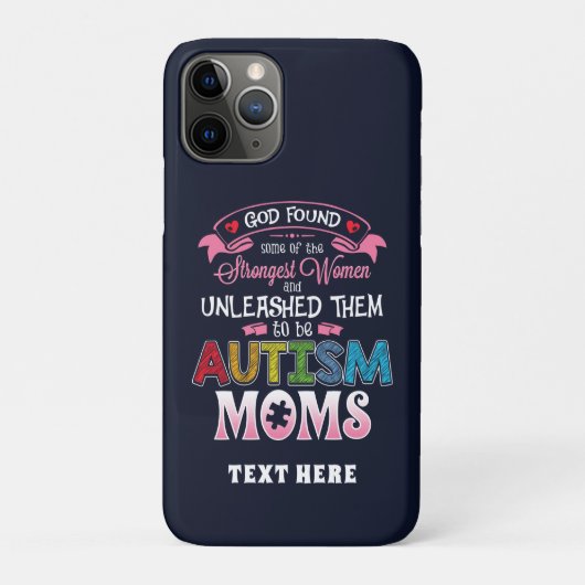 Autisme Moms Sterkste vrouweninspiratie Case-Mate iPhone Case (Achterkant)
