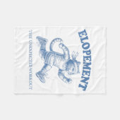 Autisme Neurodiversiteit Kat Wegloopactie Het Onve Fleece Deken (Voorkant (Horizontaal))