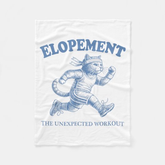 Autisme Neurodiversiteit Kat Wegloopactie Het Onve Fleece Deken (Voorkant)