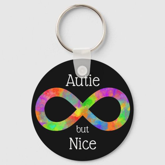 Autisme/Neurodiversity/Punny Sleutelhanger (Voorkant)