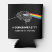 Autisme neurodiversity Spectrum ASD ADHD Rainbow B Blikjeskoeler (Voorkant)