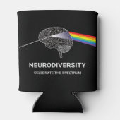 Autisme neurodiversity Spectrum ASD ADHD Rainbow B Blikjeskoeler (Achterkant)