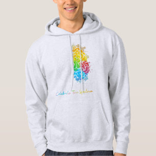 Autisme neurodiversity Spectrum ASD ADHD Rainbow B Hoodie